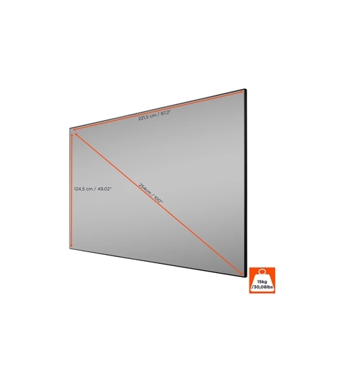 celexon CLR HomeCinema UST Hochkontrast-Rahmen LW 120''