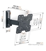 Vogels Comfort TVM 3225 Full-Motion (19-43")