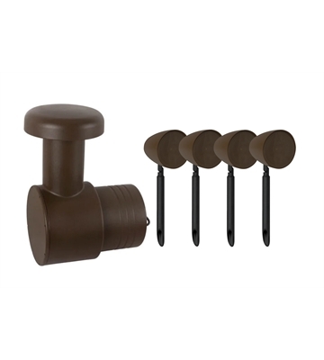 Monitor Audio Set Climate Gartenlautsprecher System XL (braun)