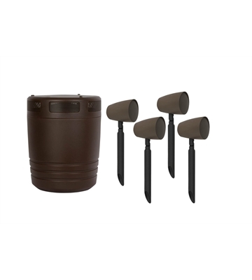 Monitor Audio Set Climate Gartenlautsprecher System M (braun)