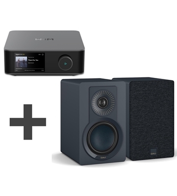 WiiM AMP Ultra space grau + Dali Kupid Lautsprecher