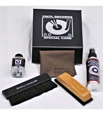 Simply Analog Vinyl Record Cleaning Boxset (schwarz)