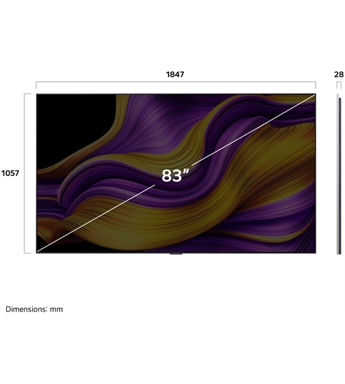 LG OLED83G58LW