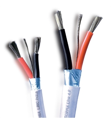 Supra Linc 2 x 4,0 mm² geschirmt (eisblau)