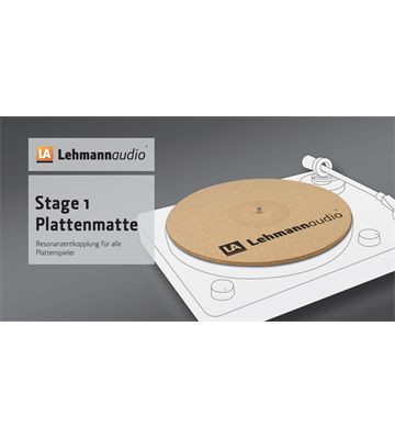 Lehmannaudio Stage 1 Plattenmatte 6mm (Naturkork)