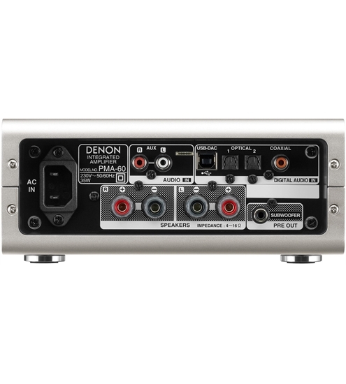 Denon PMA-60 schwarz/Aluminium