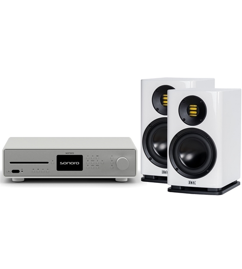 Sonoro Set MAESTRO Quantum + Elac Solano 283 weiß